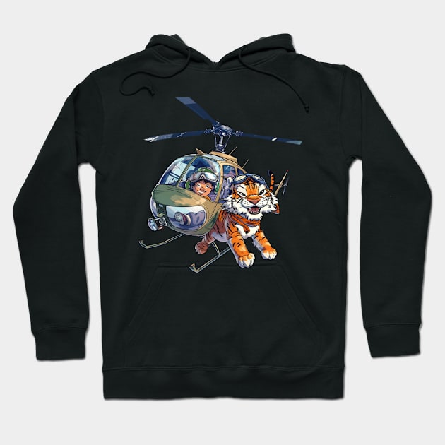 Calvin and Hobbes Roaring Recess Hoodie by Thunder Lighthouse